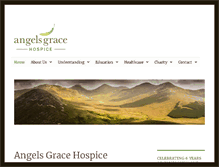 Tablet Screenshot of angelsgracehospice.com